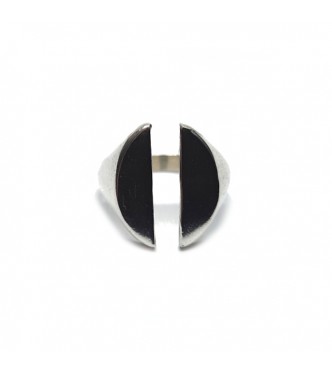R002350 Stylish Genuine Sterling Silver Ring Solid Hallmarked 925 Handmade